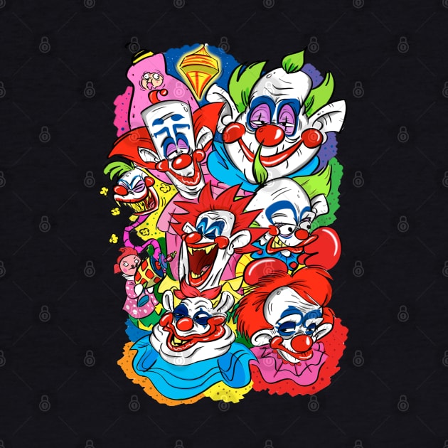 Killer Klowns by Doodle Dan